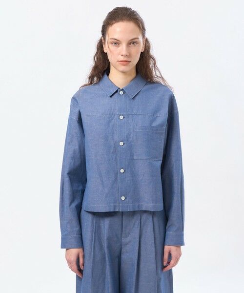 MACKINTOSH PHILOSOPHY / マッキントッシュ フィロソフィー ノーカラージャケット | ハケメコットンリネンジャケット | 詳細3