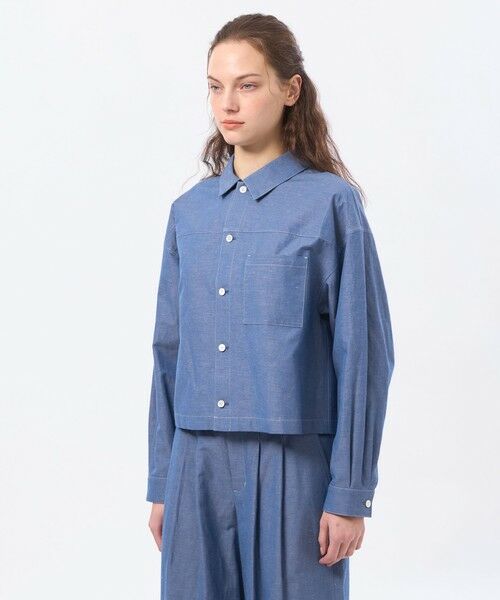 MACKINTOSH PHILOSOPHY / マッキントッシュ フィロソフィー ノーカラージャケット | ハケメコットンリネンジャケット | 詳細4