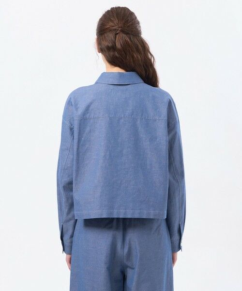 MACKINTOSH PHILOSOPHY / マッキントッシュ フィロソフィー ノーカラージャケット | ハケメコットンリネンジャケット | 詳細5