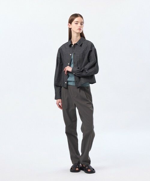 MACKINTOSH PHILOSOPHY / マッキントッシュ フィロソフィー ノーカラージャケット | ハケメコットンリネンジャケット | 詳細2