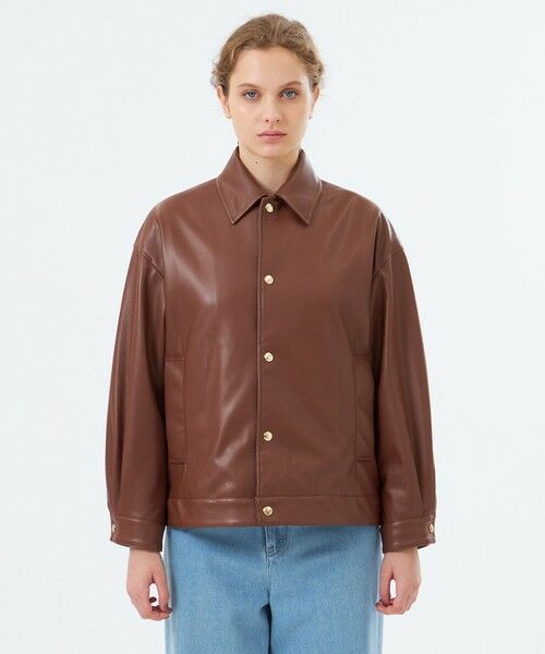 MACKINTOSH PHILOSOPHY / マッキントッシュ フィロソフィー ブルゾン | 【WEB&一部店舗限定】Faux Leatherブルゾン | 詳細3