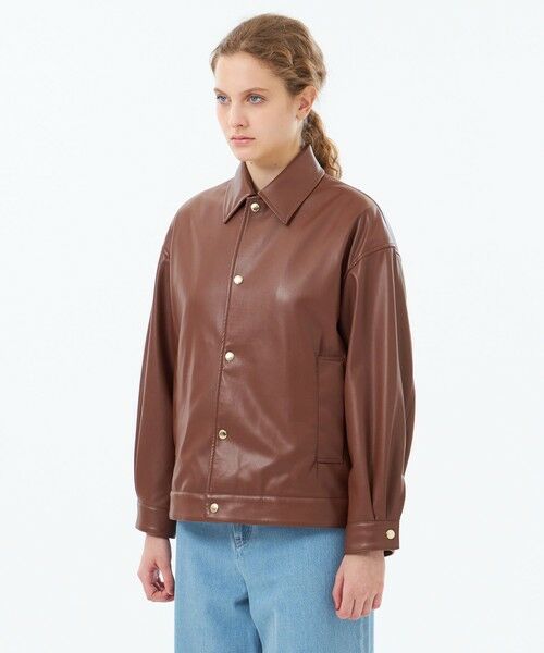 MACKINTOSH PHILOSOPHY / マッキントッシュ フィロソフィー ブルゾン | 【WEB&一部店舗限定】Faux Leatherブルゾン | 詳細4