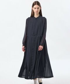 MACKINTOSH PHILOSOPHY / マッキントッシュ フィロソフィー ロング・マキシ丈ワンピース | 【WEB&一部店舗限定】【WILLINGHAM DRESS（ウィリングハムドレス）】トリプルプリーツ