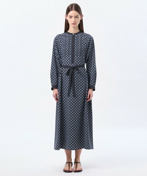 MACKINTOSH PHILOSOPHY / マッキントッシュ フィロソフィー ロング・マキシ丈ワンピース | 【CRANWELL DRESS(クランウェル ドレス)】ラッケンブースプリント | 詳細3