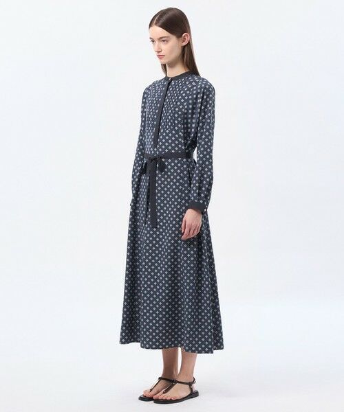 MACKINTOSH PHILOSOPHY / マッキントッシュ フィロソフィー ロング・マキシ丈ワンピース | 【CRANWELL DRESS(クランウェル ドレス)】ラッケンブースプリント | 詳細4