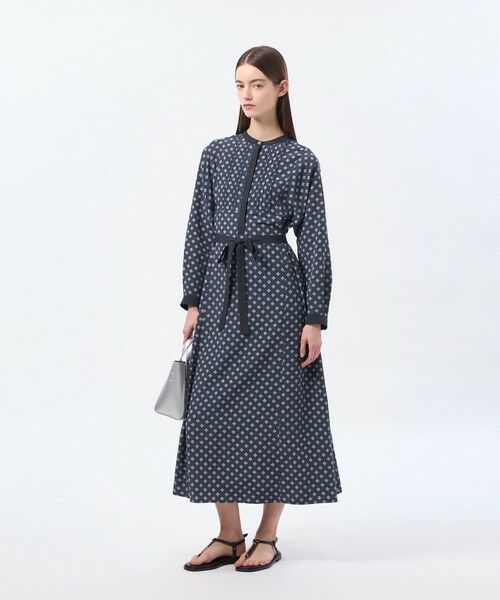 MACKINTOSH PHILOSOPHY / マッキントッシュ フィロソフィー ロング・マキシ丈ワンピース | 【CRANWELL DRESS(クランウェル ドレス)】ラッケンブースプリント | 詳細2