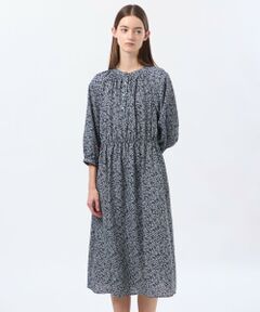 MACKINTOSH PHILOSOPHY / マッキントッシュ フィロソフィー ロング・マキシ丈ワンピース | バイカラーフラワープリントワンピース