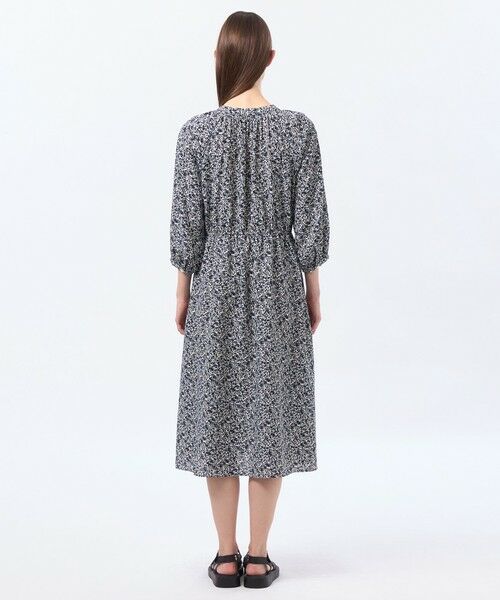 MACKINTOSH PHILOSOPHY / マッキントッシュ フィロソフィー ロング・マキシ丈ワンピース | バイカラーフラワープリントワンピース | 詳細5