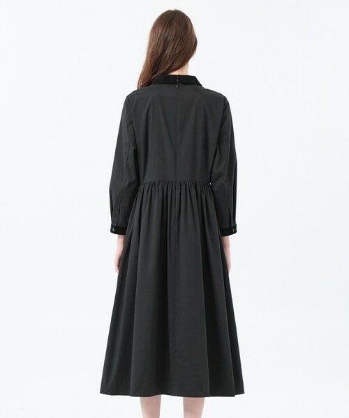 MACKINTOSH PHILOSOPHY / マッキントッシュ フィロソフィー ロング・マキシ丈ワンピース | ベロアカラーワンピース | 詳細5