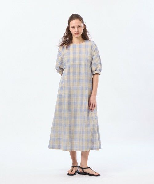 MACKINTOSH PHILOSOPHY / マッキントッシュ フィロソフィー ロング・マキシ丈ワンピース | サッカーチェックフレアワンピース | 詳細2