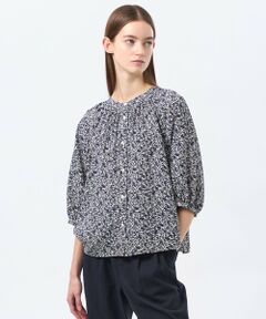 MACKINTOSH PHILOSOPHY / マッキントッシュ フィロソフィー シャツ・ブラウス | バイカラーフラワープリントブラウス