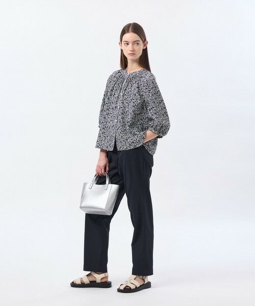 MACKINTOSH PHILOSOPHY / マッキントッシュ フィロソフィー シャツ・ブラウス | バイカラーフラワープリントブラウス | 詳細1