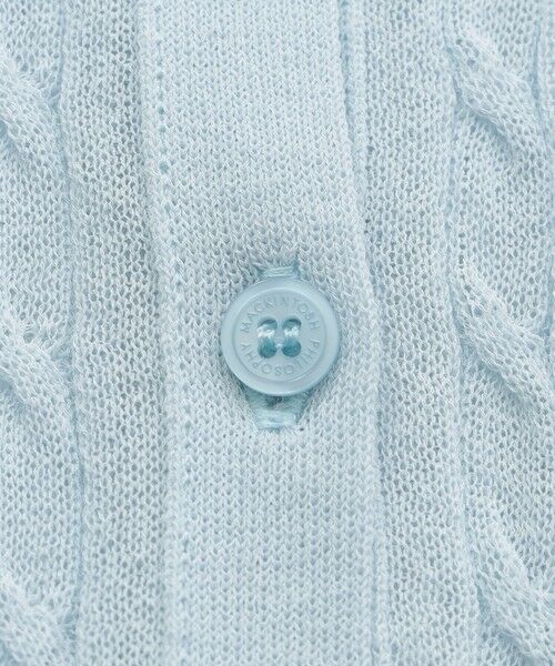 MACKINTOSH PHILOSOPHY / マッキントッシュ フィロソフィー ニット・セーター | 【LEE4月号/蛯原友里さん着用】シアーケーブルカーディガン | 詳細8