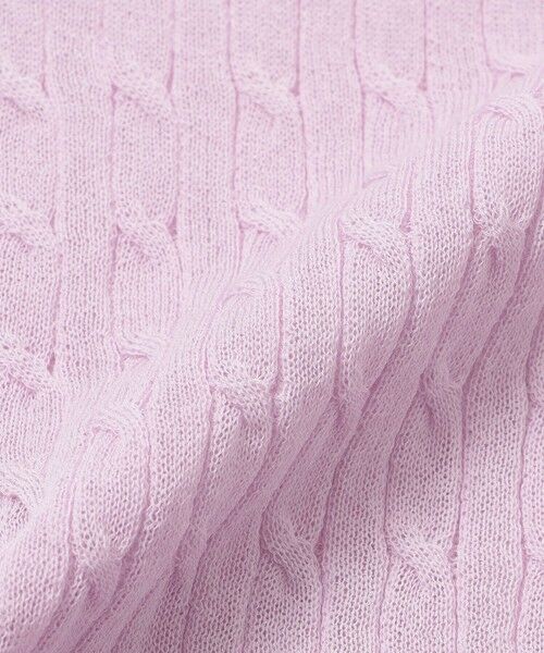 MACKINTOSH PHILOSOPHY / マッキントッシュ フィロソフィー ニット・セーター | 【LEE4月号/蛯原友里さん着用】シアーケーブルカーディガン | 詳細10