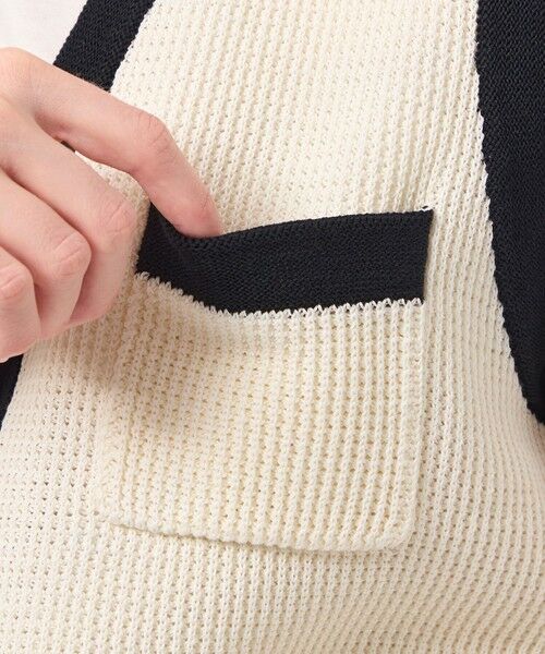 MACKINTOSH PHILOSOPHY / マッキントッシュ フィロソフィー ニット・セーター | 【LEE4月号/蛯原友里さん着用】パッチポケットニットジレ | 詳細9