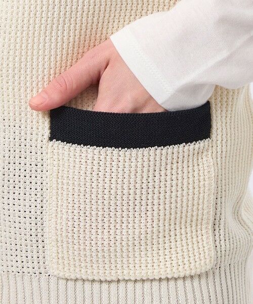 MACKINTOSH PHILOSOPHY / マッキントッシュ フィロソフィー ニット・セーター | 【LEE4月号/蛯原友里さん着用】パッチポケットニットジレ | 詳細10
