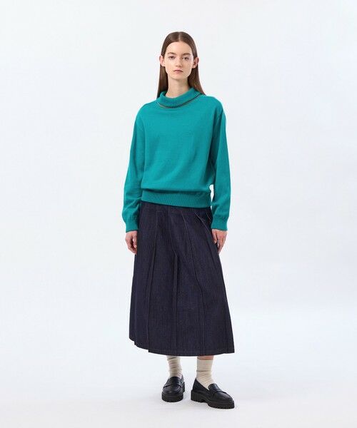 MACKINTOSH PHILOSOPHY / マッキントッシュ フィロソフィー ニット・セーター | バイカラーロールニット | 詳細3