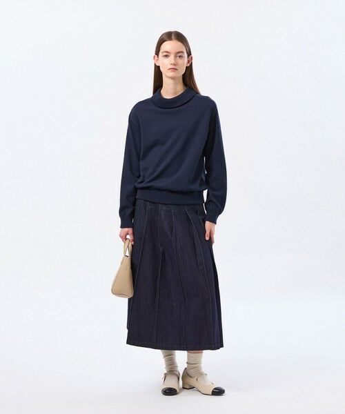 MACKINTOSH PHILOSOPHY / マッキントッシュ フィロソフィー ニット・セーター | バイカラーロールニット | 詳細1