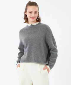 MACKINTOSH PHILOSOPHY / マッキントッシュ フィロソフィー ニット・セーター | Cleric Collar Knit ウールカシミヤ製