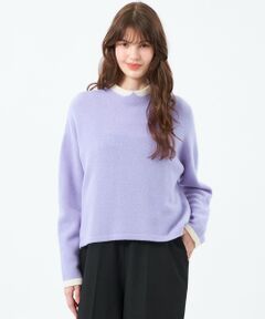 MACKINTOSH PHILOSOPHY / マッキントッシュ フィロソフィー ニット・セーター | Cleric Collar Knit ウールカシミヤ製