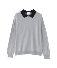 MACKINTOSH PHILOSOPHY / マッキントッシュ フィロソフィー ニット・セーター | 【JOHN SMEDLEY】バイカラーニットポロシャツ
