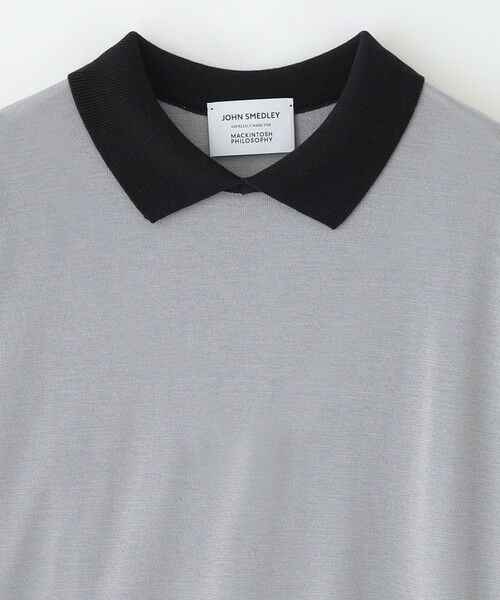 MACKINTOSH PHILOSOPHY / マッキントッシュ フィロソフィー ニット・セーター | 【JOHN SMEDLEY】バイカラーニットポロシャツ | 詳細2