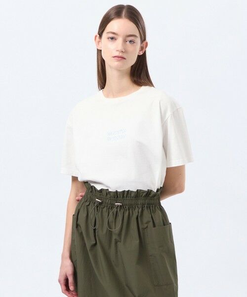 MACKINTOSH PHILOSOPHY / マッキントッシュ フィロソフィー カットソー | ライティングロゴTシャツ（オフホワイト1）