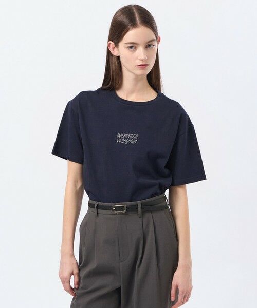 MACKINTOSH PHILOSOPHY / マッキントッシュ フィロソフィー カットソー | ライティングロゴTシャツ（ネイビー3）