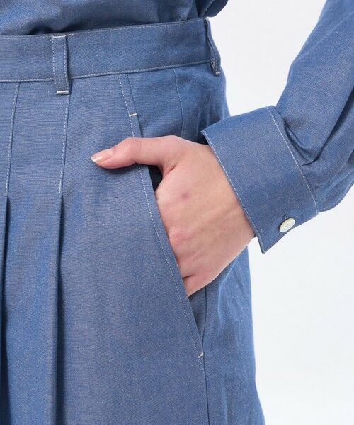 MACKINTOSH PHILOSOPHY / マッキントッシュ フィロソフィー その他パンツ | ハケメコットンリネンタックパンツ | 詳細6