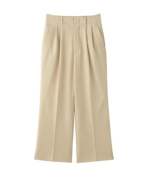 MACKINTOSH PHILOSOPHY / マッキントッシュ フィロソフィー その他パンツ | ファインウールハイウエストワイドパンツ（イエロー1）