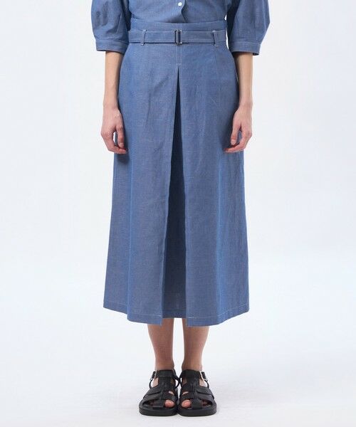 MACKINTOSH PHILOSOPHY / マッキントッシュ フィロソフィー ロング・マキシ丈スカート | ハケメコットンリネンスカート | 詳細4