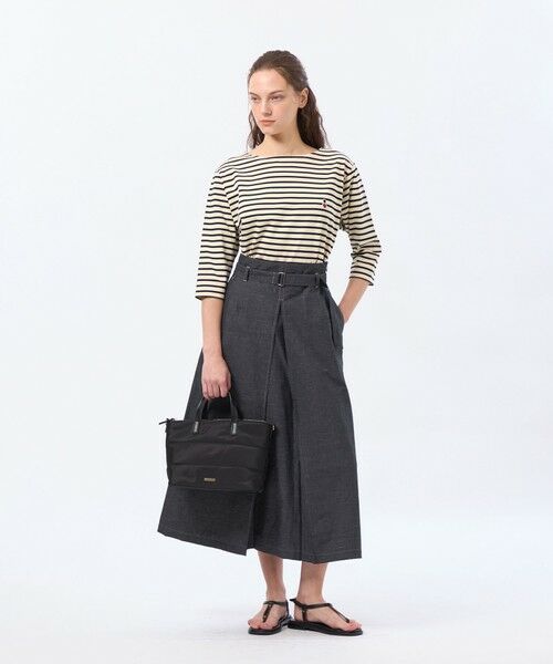 MACKINTOSH PHILOSOPHY / マッキントッシュ フィロソフィー ロング・マキシ丈スカート | ハケメコットンリネンスカート | 詳細2