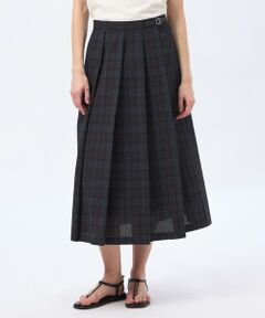 MACKINTOSH PHILOSOPHY / マッキントッシュ フィロソフィー ロング・マキシ丈スカート | サッカーチェックタックプリーツスカート