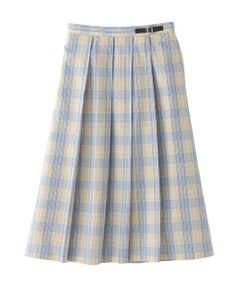 MACKINTOSH PHILOSOPHY / マッキントッシュ フィロソフィー ロング・マキシ丈スカート | サッカーチェックタックプリーツスカート