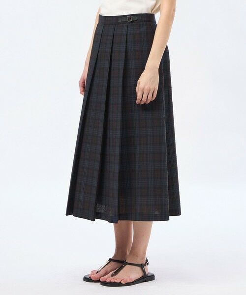 MACKINTOSH PHILOSOPHY / マッキントッシュ フィロソフィー ロング・マキシ丈スカート | サッカーチェックタックプリーツスカート | 詳細4