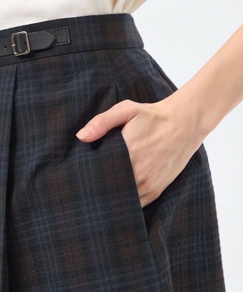 MACKINTOSH PHILOSOPHY / マッキントッシュ フィロソフィー ロング・マキシ丈スカート | サッカーチェックタックプリーツスカート | 詳細6