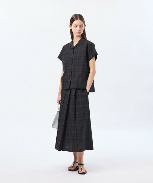 MACKINTOSH PHILOSOPHY / マッキントッシュ フィロソフィー ロング・マキシ丈スカート | サッカーチェックタックプリーツスカート | 詳細2