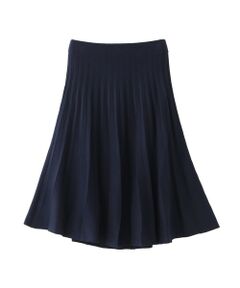 MACKINTOSH PHILOSOPHY / マッキントッシュ フィロソフィー ロング・マキシ丈スカート | 【WEB&一部店舗限定】フレアプリーツニットスカート