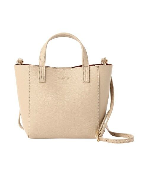 MACKINTOSH PHILOSOPHY / マッキントッシュ フィロソフィー メッセンジャーバッグ・ウエストポーチ | ミニショルダースクエアトート（ベージュ1）