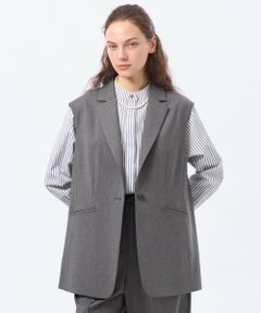 MACKINTOSH PHILOSOPHY / マッキントッシュ フィロソフィー ブルゾン | ウールツイルジレジャケット