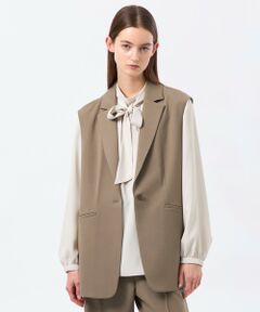 MACKINTOSH PHILOSOPHY / マッキントッシュ フィロソフィー ブルゾン | ウールツイルジレジャケット