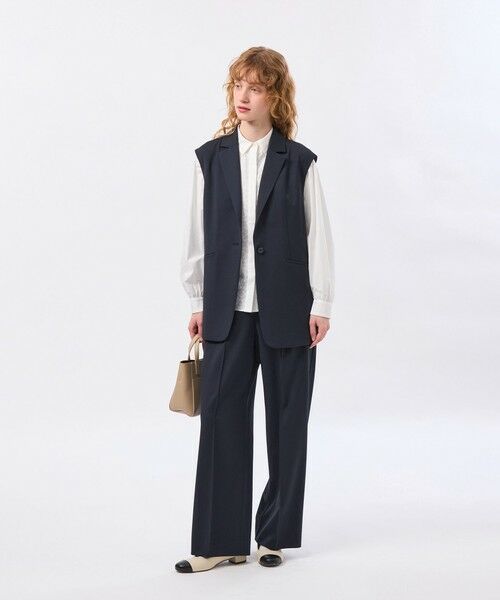 MACKINTOSH PHILOSOPHY / マッキントッシュ フィロソフィー ブルゾン | ウールツイルジレジャケット | 詳細3