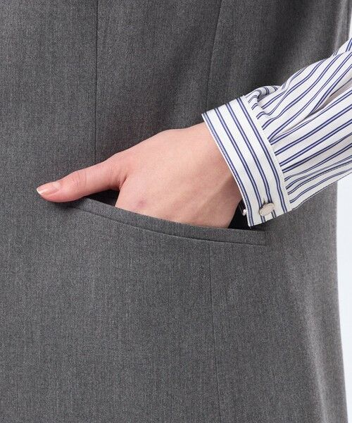 MACKINTOSH PHILOSOPHY / マッキントッシュ フィロソフィー ブルゾン | ウールツイルジレジャケット | 詳細9