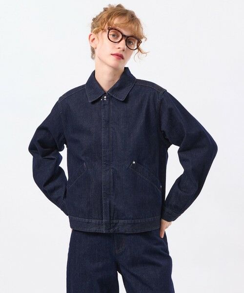 MACKINTOSH PHILOSOPHY / マッキントッシュ フィロソフィー ブルゾン | フライフロントデニムブルゾン（ネイビー3）