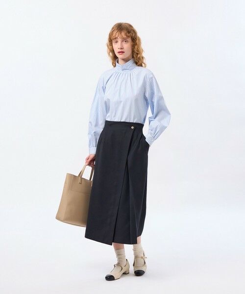 MACKINTOSH PHILOSOPHY / マッキントッシュ フィロソフィー シャツ・ブラウス | 【予約販売】THOMAS MAISON 2WAYロールカラーブラウス | 詳細4