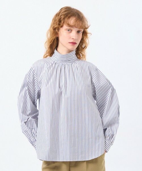 MACKINTOSH PHILOSOPHY / マッキントッシュ フィロソフィー シャツ・ブラウス | 【予約販売】THOMAS MAISON 2WAYロールカラーブラウス（オフホワイト1）