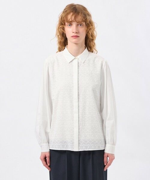 MACKINTOSH PHILOSOPHY / マッキントッシュ フィロソフィー シャツ・ブラウス | エンブロイダリーレースシャツ | 詳細3