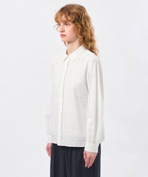 MACKINTOSH PHILOSOPHY / マッキントッシュ フィロソフィー シャツ・ブラウス | エンブロイダリーレースシャツ | 詳細4