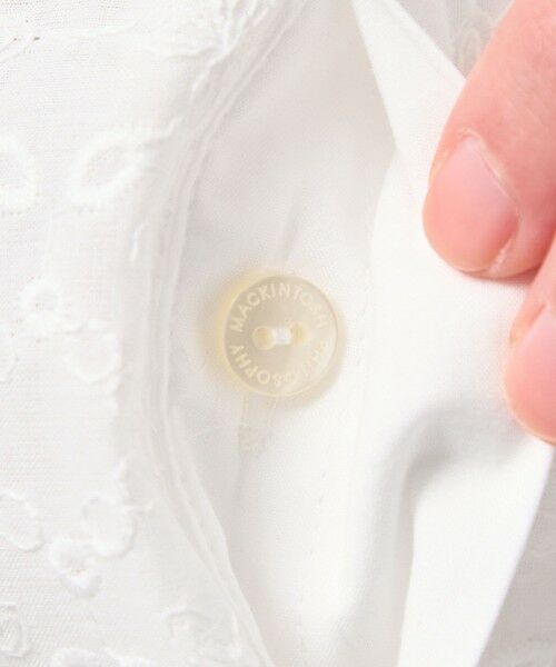 MACKINTOSH PHILOSOPHY / マッキントッシュ フィロソフィー シャツ・ブラウス | エンブロイダリーレースシャツ | 詳細7