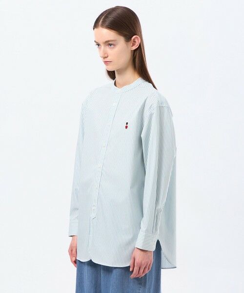 MACKINTOSH PHILOSOPHY / マッキントッシュ フィロソフィー シャツ・ブラウス | バッキンガムベア バンドカラーシャツ | 詳細6